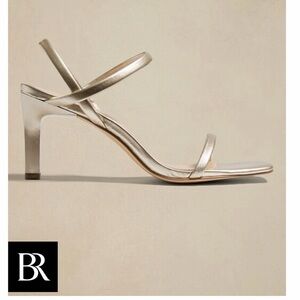 Elegant Gold Strappy Heels